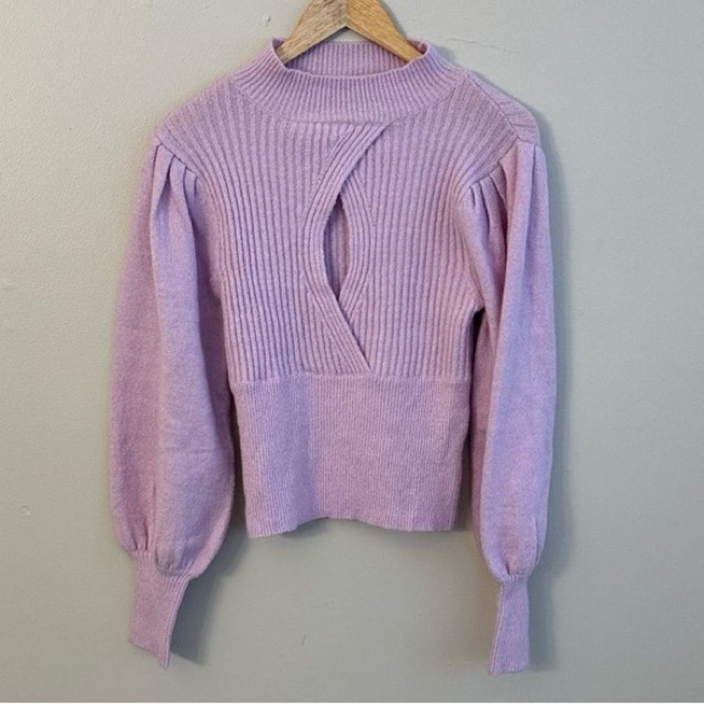 NWT FOREVER 21 Ribbed Knit Sweater in Lavender Lilac in Women’s Small